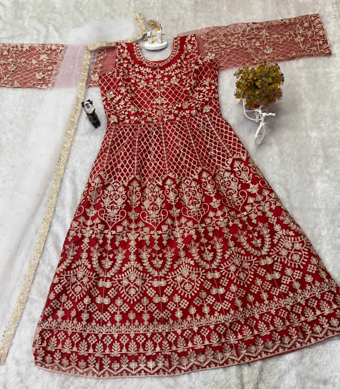 Ynf Net KESH554 1218 Gowns Wedding Collections Festive Collections Wholesale Net Gowns Designer Gowns Wedding Outfits Manufacturer- Kapda Export