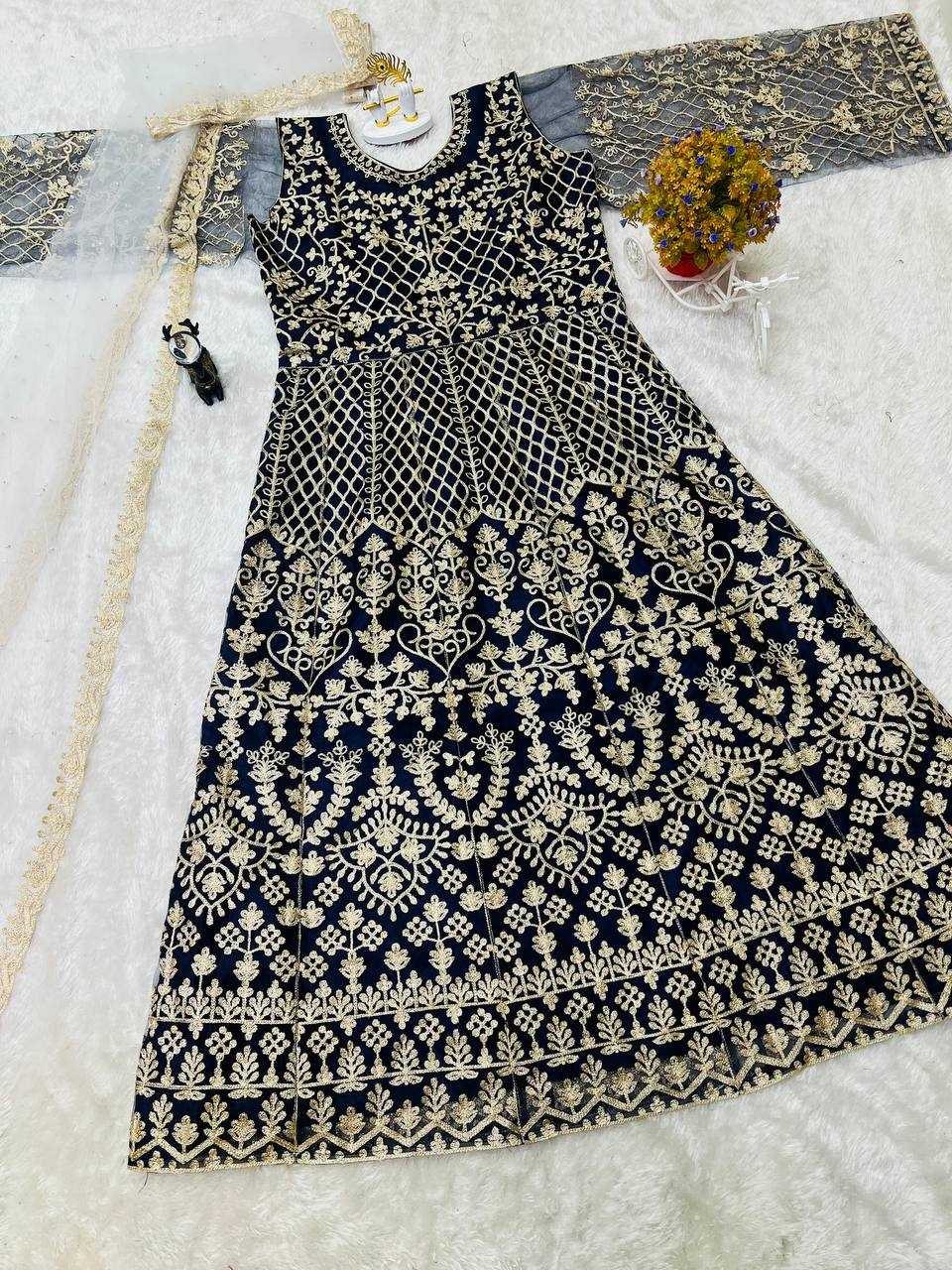 Ynf Net KESH554 1218 Gowns Wedding Collections Festive Collections Wholesale Net Gowns Designer Gowns Wedding Outfits Manufacturer- Kapda Export