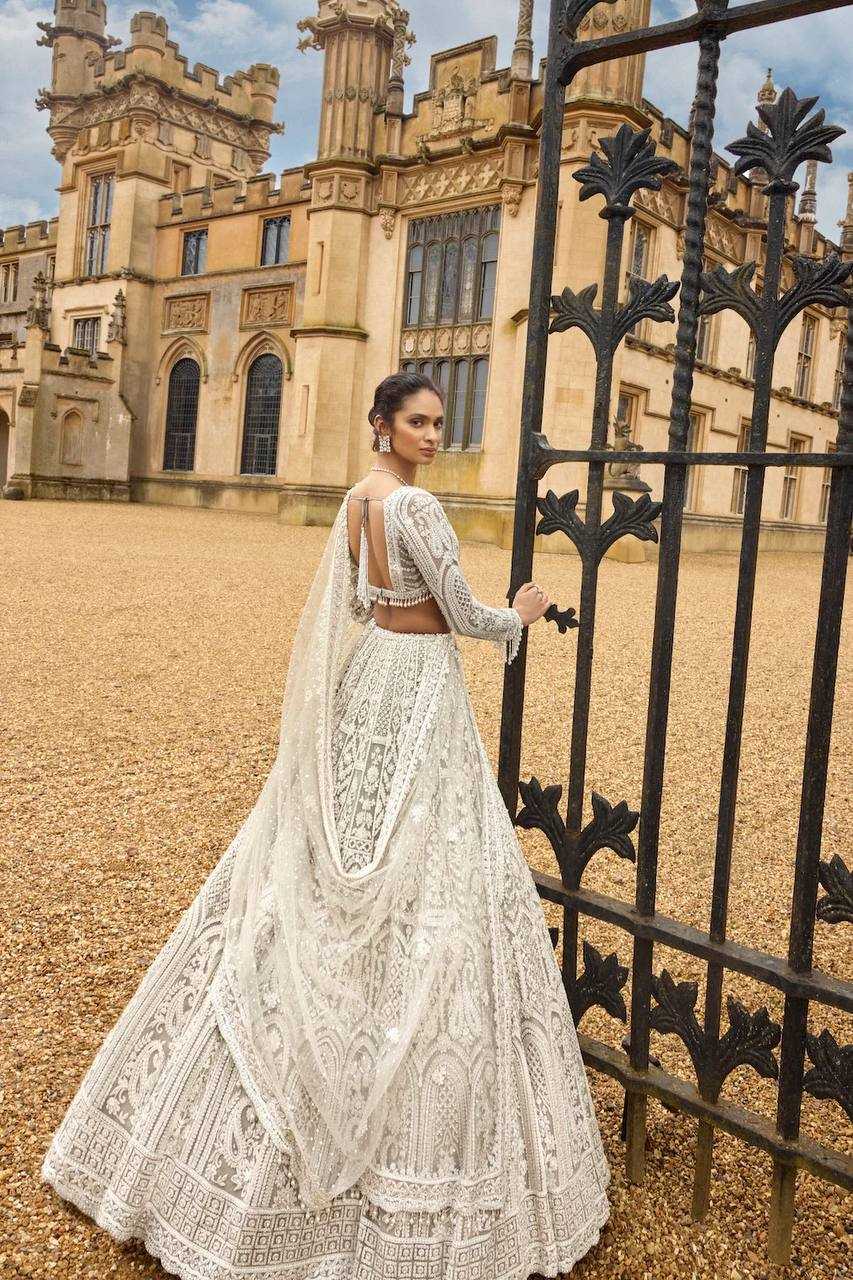 Ynf Net RIN213 H78 Lehengas Wedding Collections Festive Collections Wholesale Net Lehenga Choli Lehenga With Cancan White Lehenga Manufacturer- Kapda Export