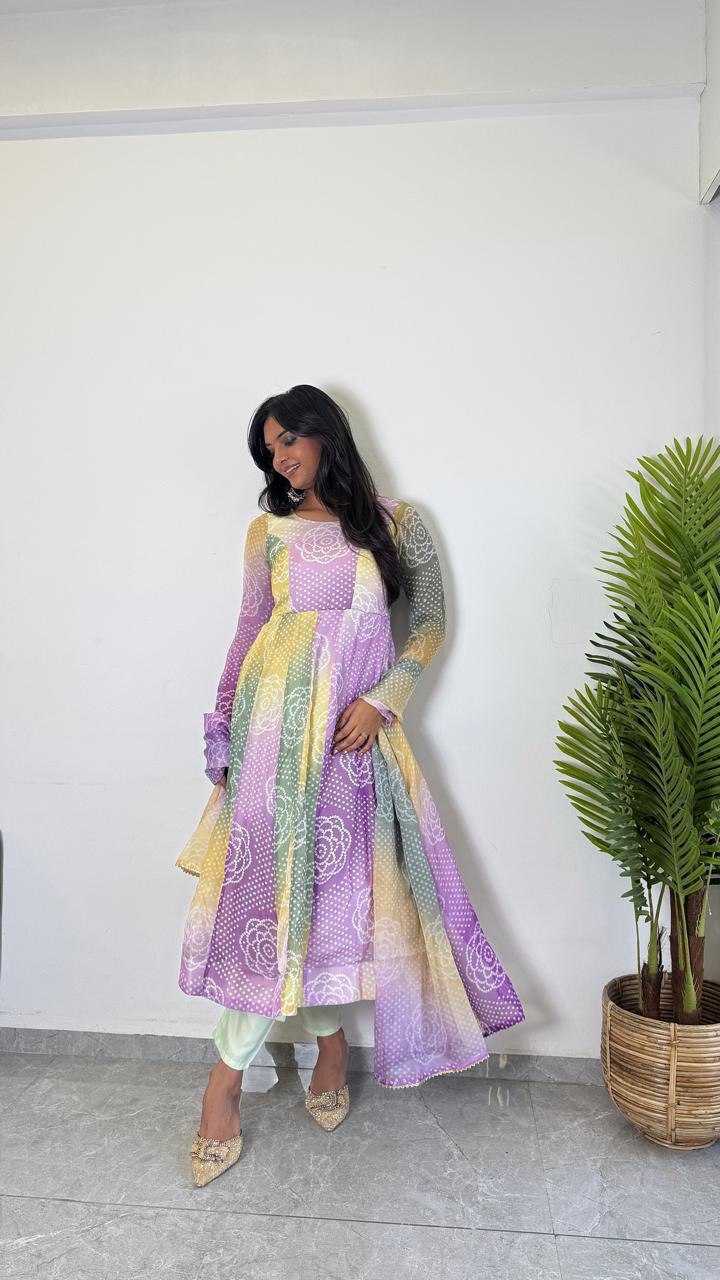 Ynf Organza Gowns Wholesale Printed Gowns Party Gowns Lightweight Gowns Manufacturer- Kapda Export