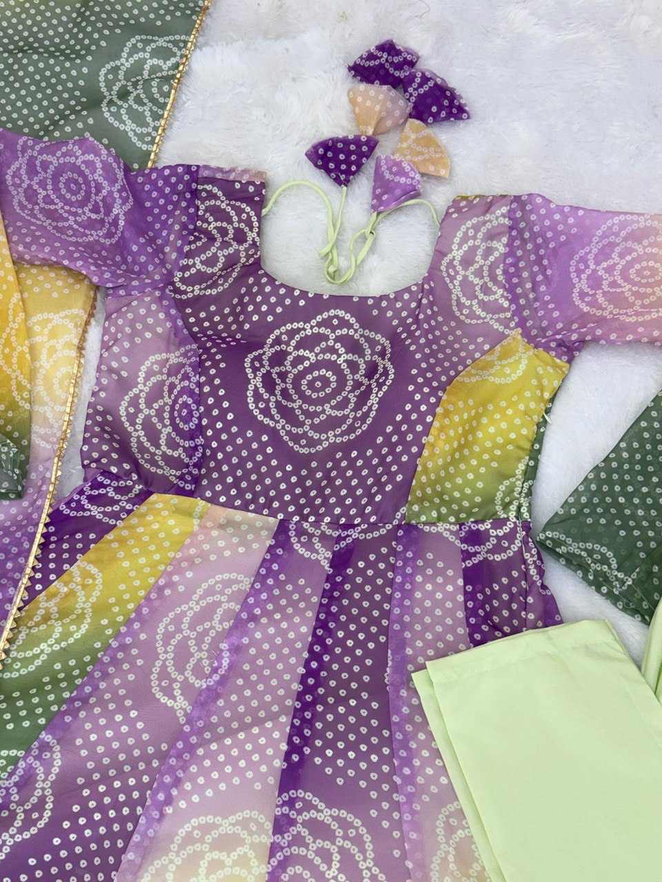 Ynf Organza Gowns Wholesale Printed Gowns Party Gowns Lightweight Gowns Manufacturer- Kapda Export