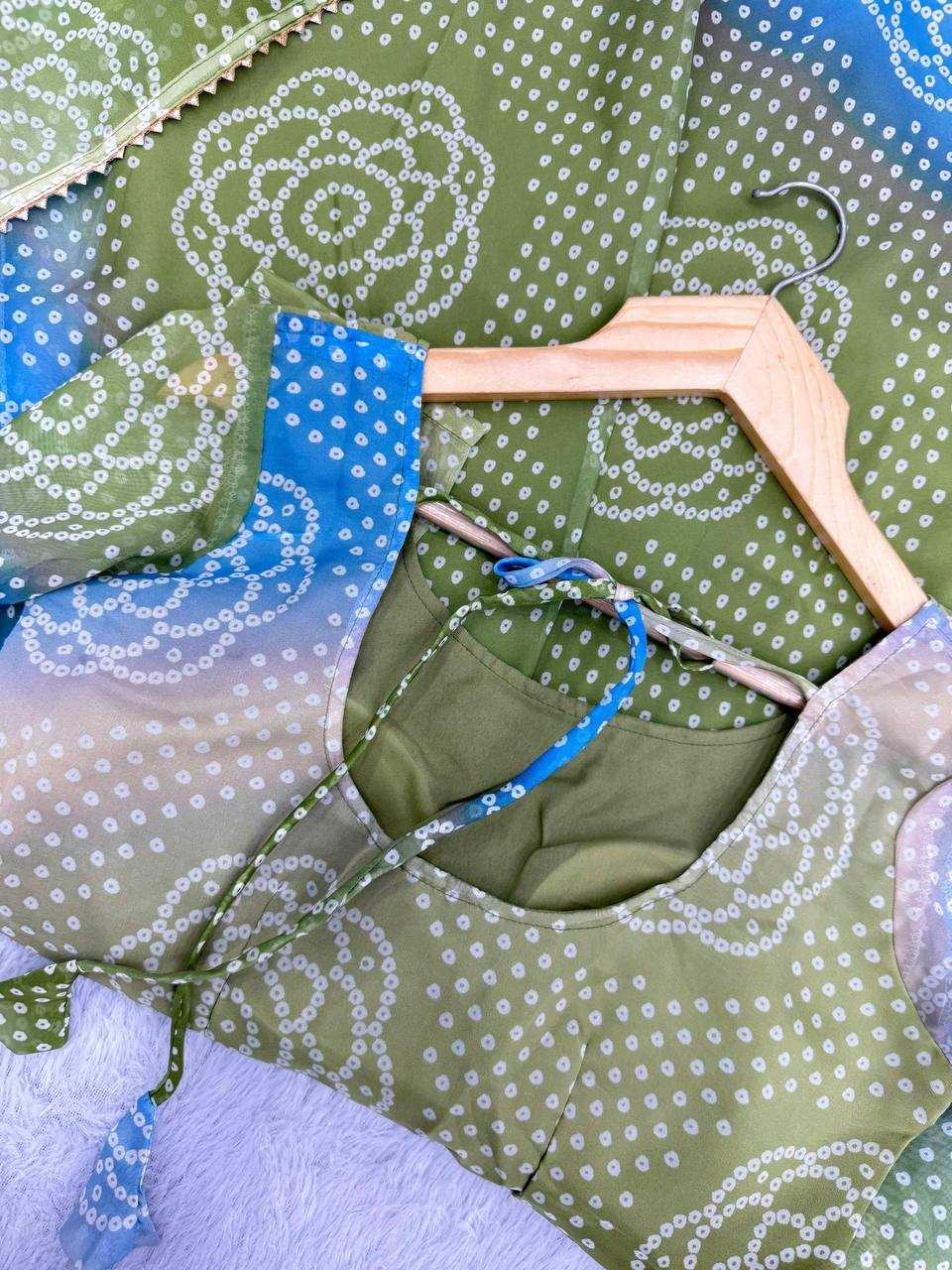 Ynf Organza KESH617 12 Gowns Wholesale Printed Gowns Fancy Gowns Lightweight Gowns Manufacturer- Kapda Export