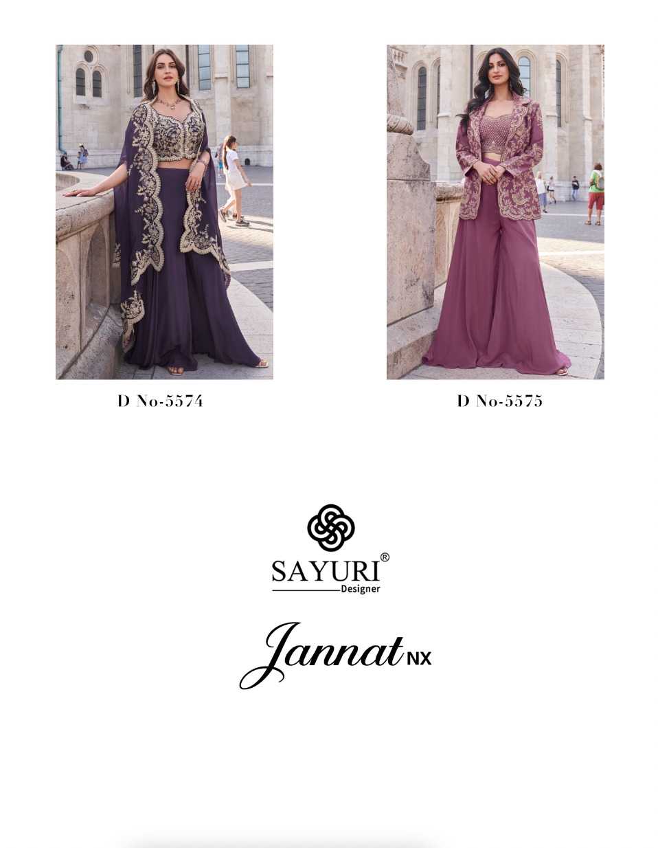 Ynf Premium Silk KESH530 SAYURI JANNA Kurti Wholesale Embroidered Kurtis Indo-Western Kurtis Kurti With Jacket Manufacturer- Kapda Export