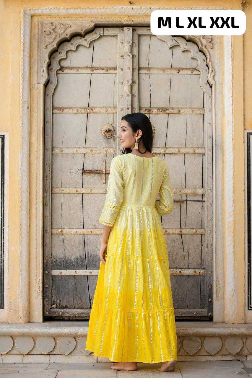 Ynf Pure Cotton KESH613 044 Gowns Festive Collections Wholesale Fancy Gowns Party Wear Gowns Simple Gowns Manufacturer- Kapda Export