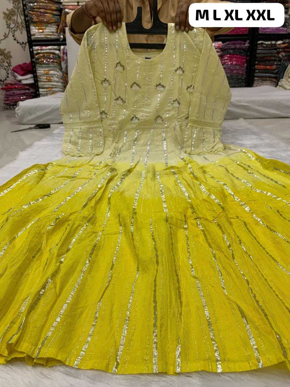 Ynf Pure Cotton KESH613 044 Gowns Festive Collections Wholesale Fancy Gowns Party Wear Gowns Simple Gowns Manufacturer- Kapda Export