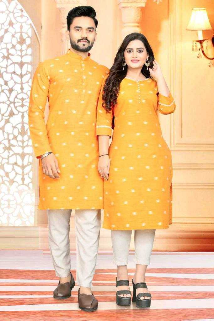 Ynf Pure Linen KESH620 HUMSUFAR Couple Wear Festive Collections Wholesale Couple Matching Ethnic Outfits Festive Matching Couple Dresses Party Wear Couple Ethnic Collection Manufacturer- Kapda Export
