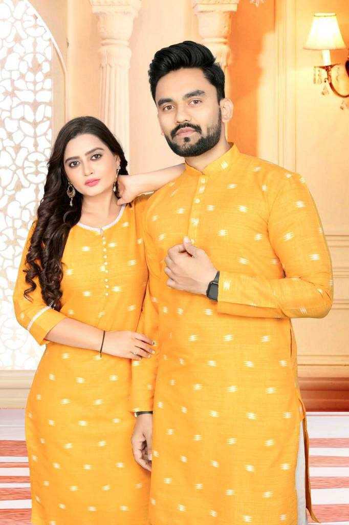 Ynf Pure Linen KESH620 HUMSUFAR Couple Wear Festive Collections Wholesale Couple Matching Ethnic Outfits Festive Matching Couple Dresses Party Wear Couple Ethnic Collection Manufacturer- Kapda Export