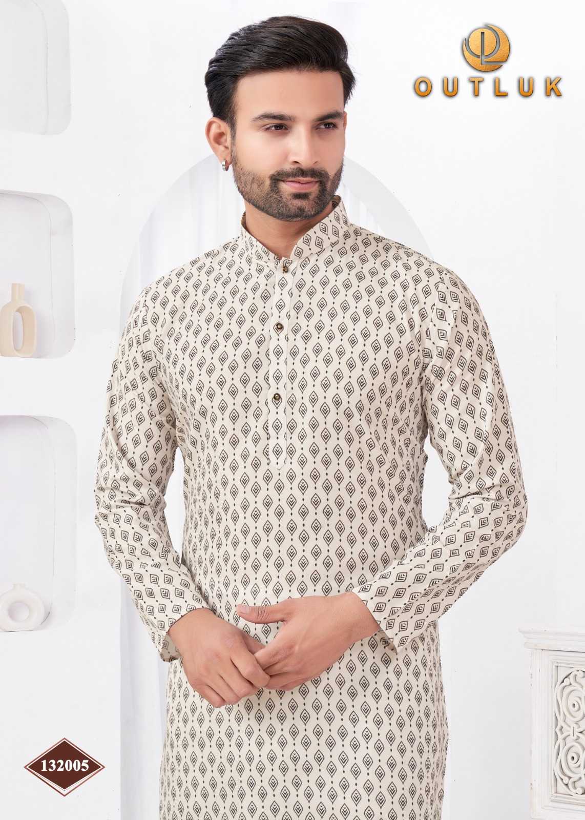Ynf Reyon Cotton KESH530 Outluk Vol 132 Mens Wear Wholesale Mens Kurtas Mens Kurta Pyjama Festive & Wedding Coats Manufacturer- Kapda Export