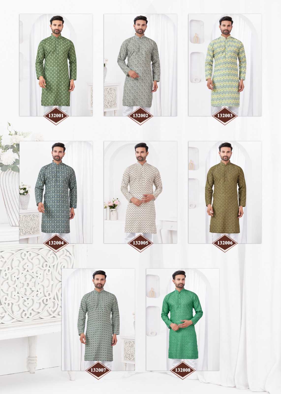 Ynf Reyon Cotton KESH530 Outluk Vol 132 Mens Wear Wholesale Mens Kurtas Mens Kurta Pyjama Festive & Wedding Coats Manufacturer- Kapda Export