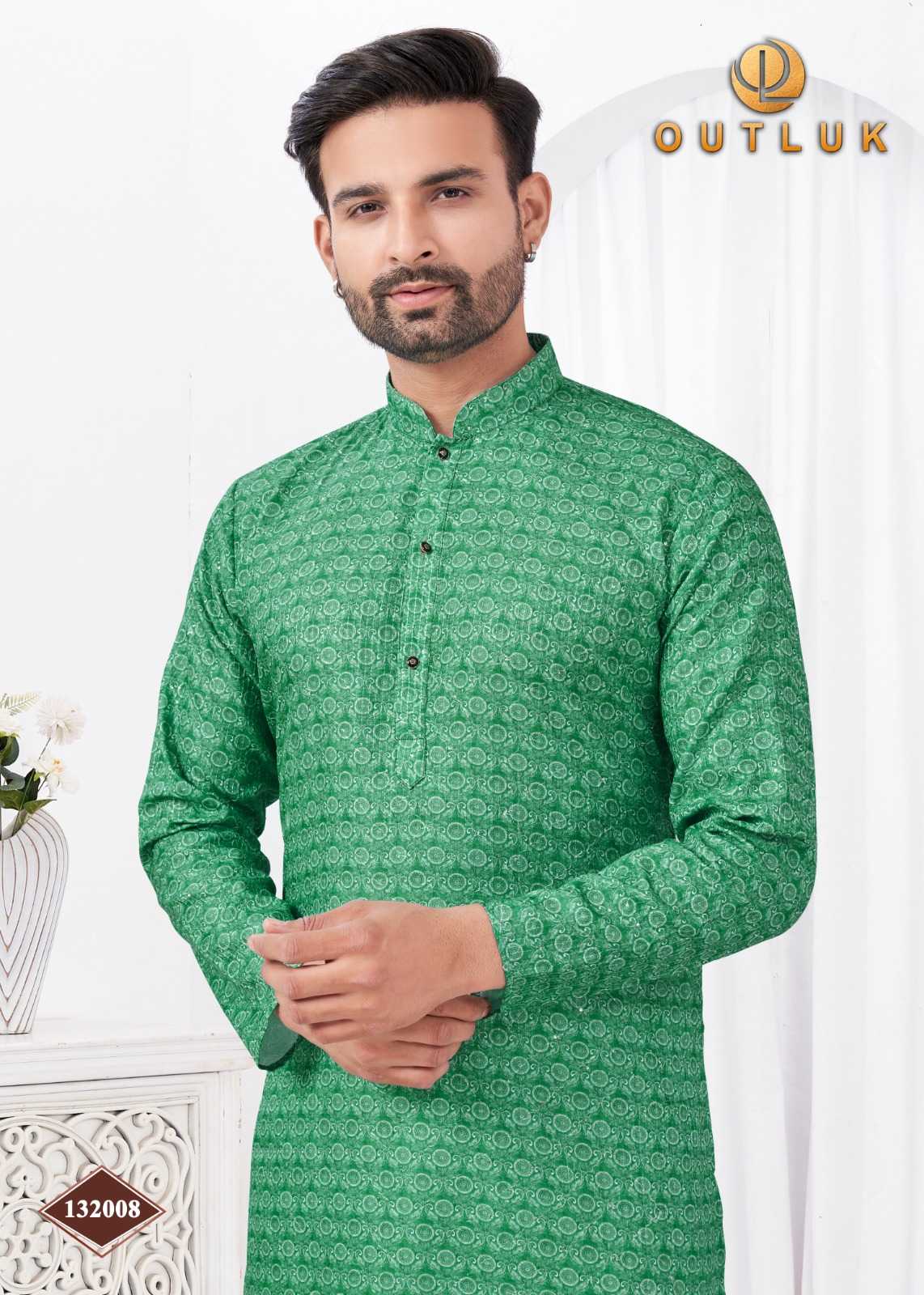 Ynf Reyon Cotton KESH530 Outluk Vol 132 Mens Wear Wholesale Mens Kurtas Mens Kurta Pyjama Festive & Wedding Coats Manufacturer- Kapda Export