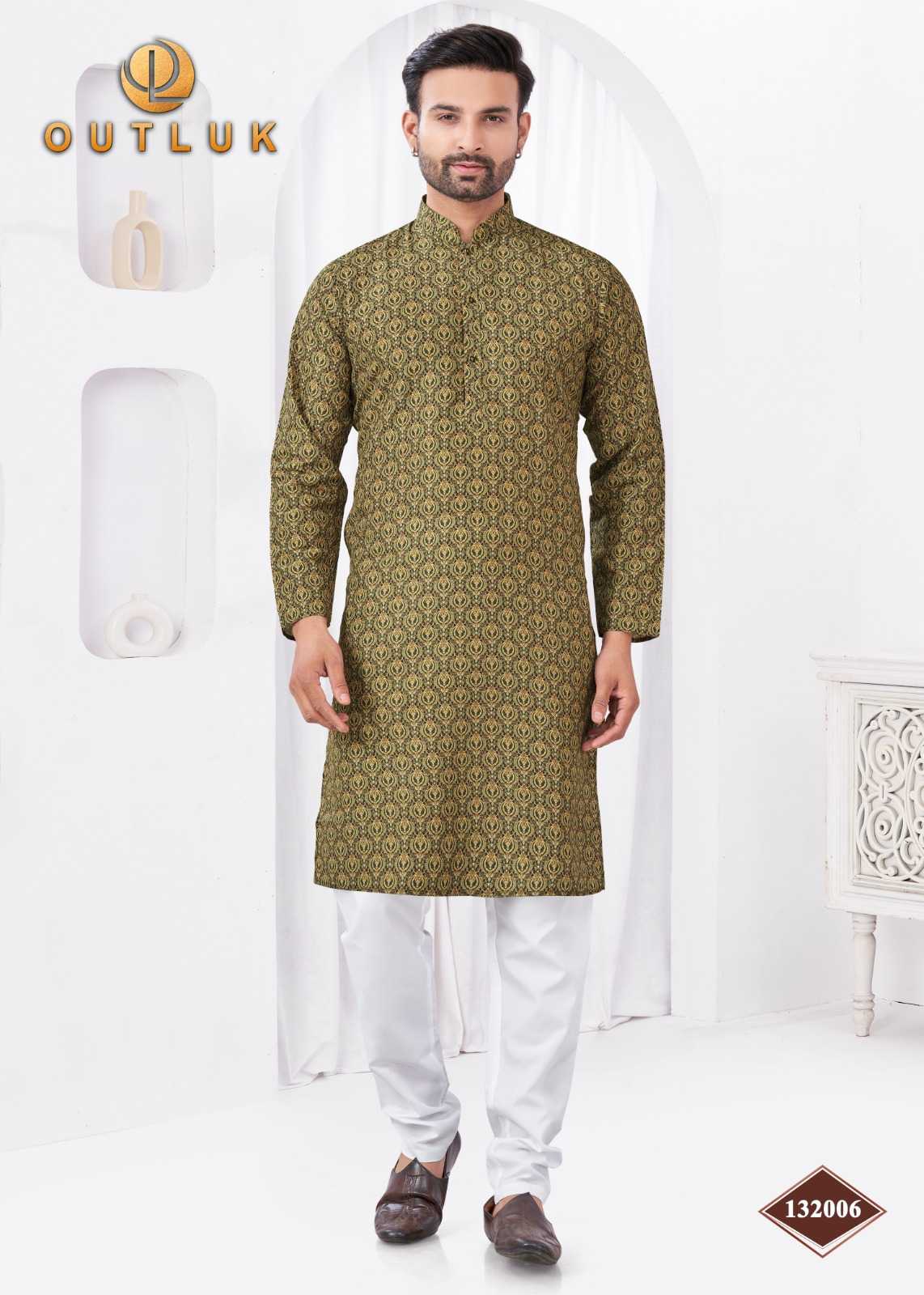 Ynf Reyon Cotton KESH530 Outluk Vol 132 Mens Wear Wholesale Mens Kurtas Mens Kurta Pyjama Festive & Wedding Coats Manufacturer- Kapda Export