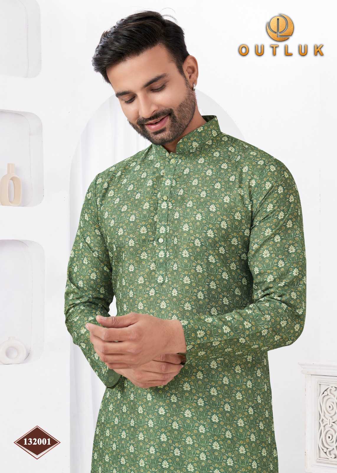 Ynf Reyon Cotton KESH530 Outluk Vol 132 Mens Wear Wholesale Mens Kurtas Mens Kurta Pyjama Festive & Wedding Coats Manufacturer- Kapda Export