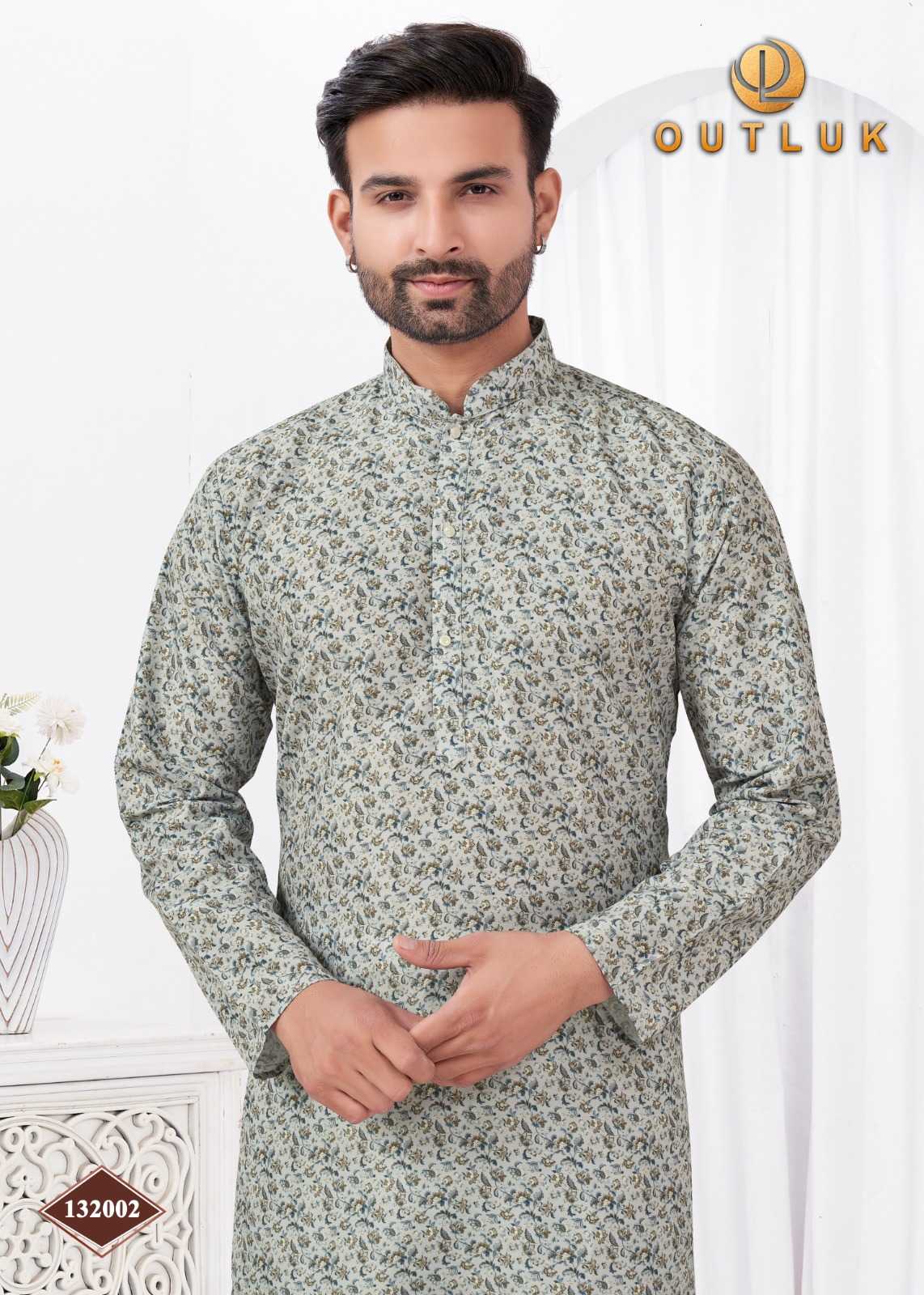 Ynf Reyon Cotton KESH530 Outluk Vol 132 Mens Wear Wholesale Mens Kurtas Mens Kurta Pyjama Festive & Wedding Coats Manufacturer- Kapda Export