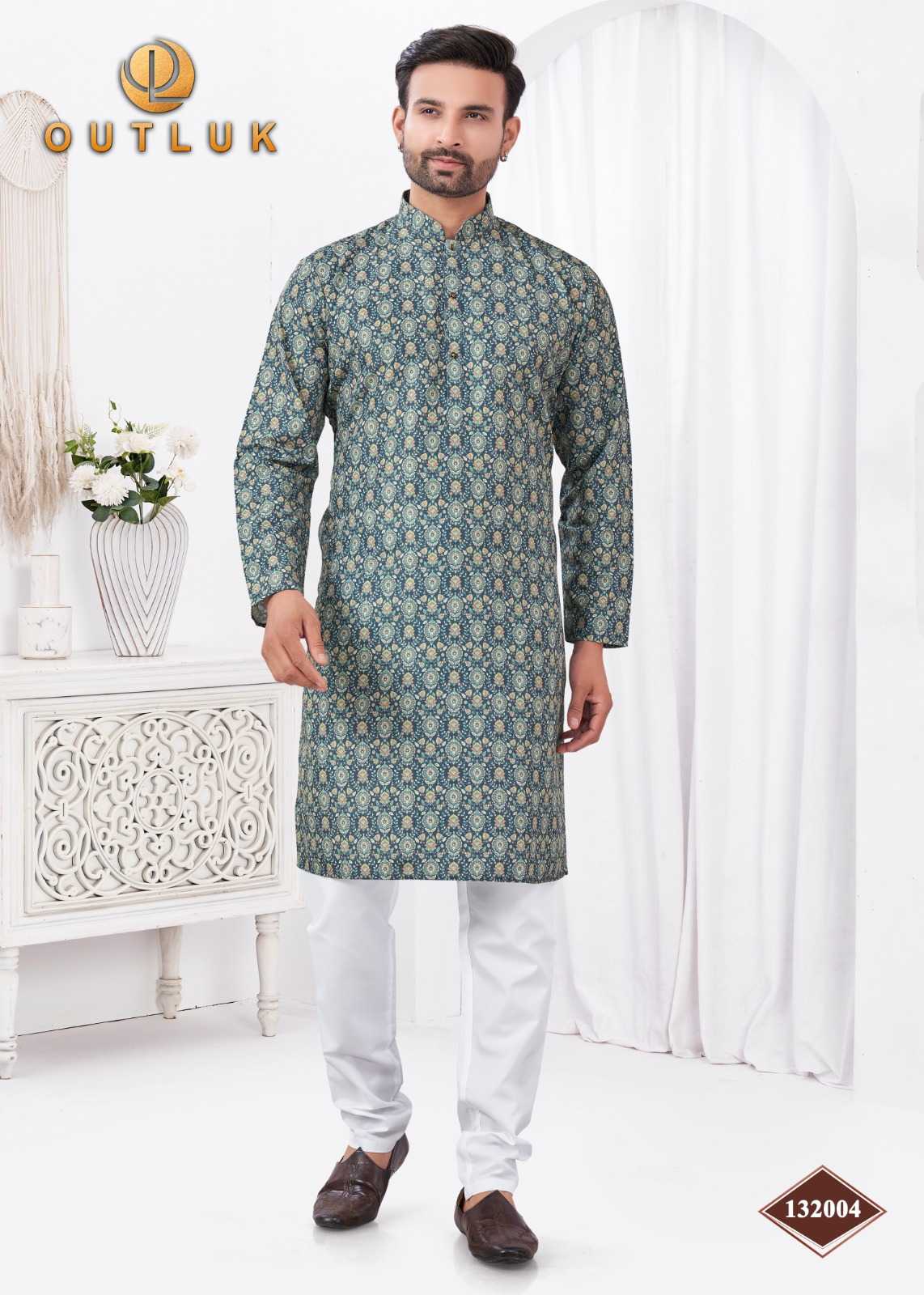 Ynf Reyon Cotton KESH530 Outluk Vol 132 Mens Wear Wholesale Mens Kurtas Mens Kurta Pyjama Festive & Wedding Coats Manufacturer- Kapda Export