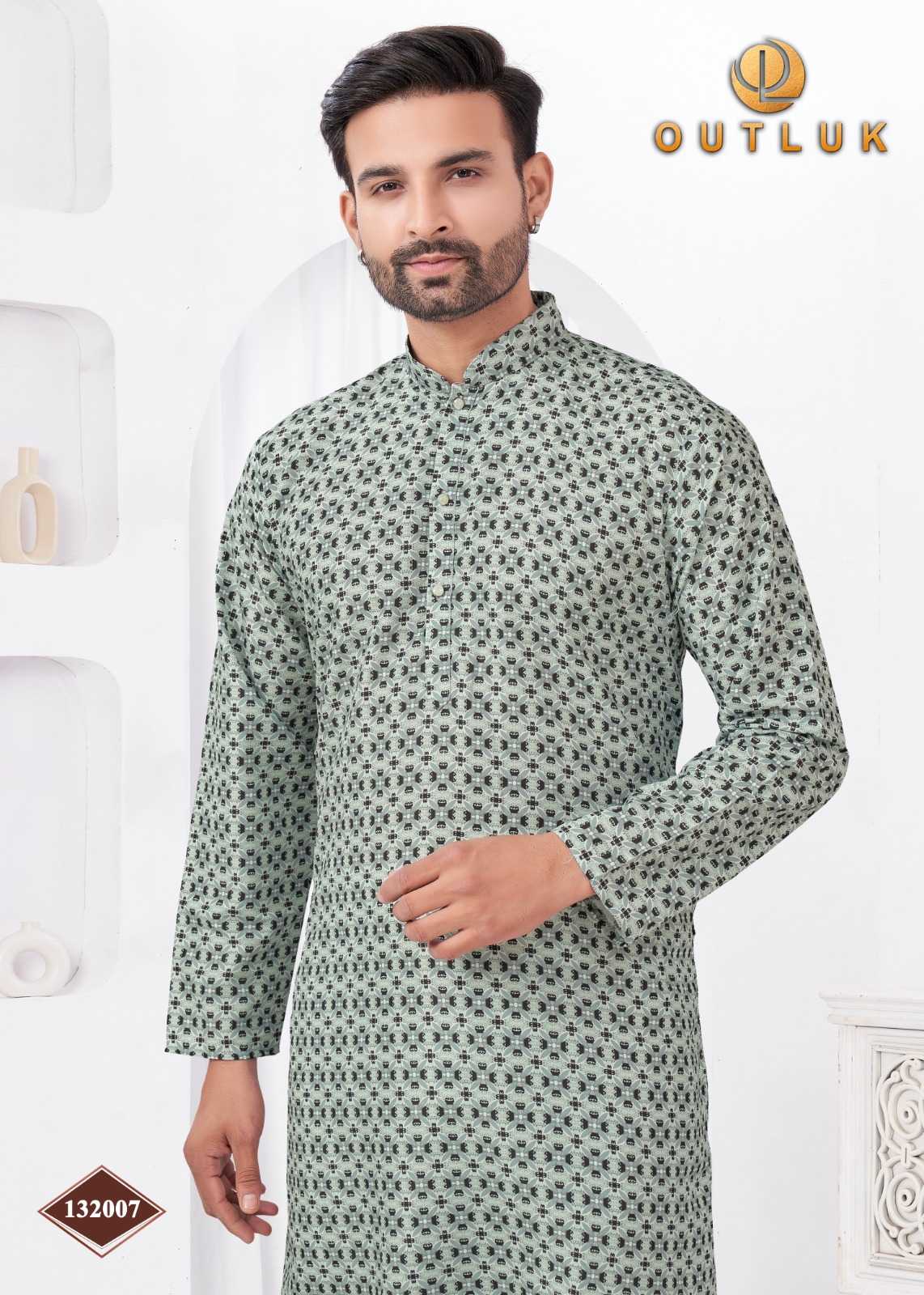 Ynf Reyon Cotton KESH530 Outluk Vol 132 Mens Wear Wholesale Mens Kurtas Mens Kurta Pyjama Festive & Wedding Coats Manufacturer- Kapda Export