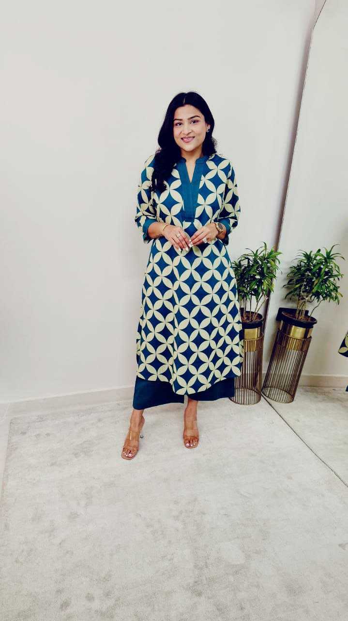 Ynf Reyon Cotton KESH613 152 Kurti Wholesale Designer Kurtis Printed Kurtis Ladies Kurti Manufacturer- Kapda Export