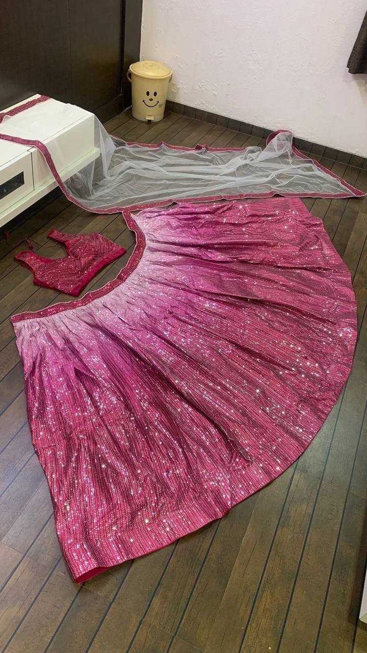 Ynf Satin Silk RIN213 L193 Lehengas Wedding Collections Wholesale Designer Lehenga Sequins Lehenga Sangeet Outfits Manufacturer- Kapda Export