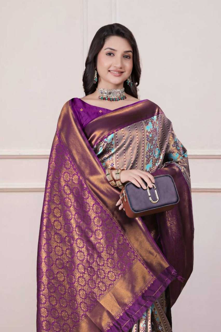 Ynf Silk KESH596 017 Silk Sarees Festive Collections Wholesale Traditional Silk Sarees Zari Border Silk Sarees Kanchipuram Silk Sarees Manufacturer- Kapda Export