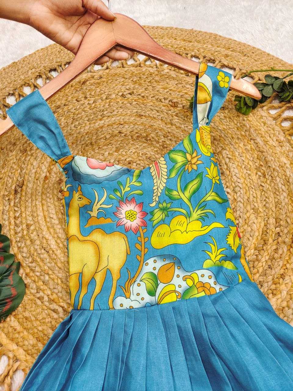 Ynf Soft Cotton KESH619 PICHWAI Kids Wear Wedding Collections Festive Collections Wholesale Kids Gown Kids Frocks Girls Cotton Frocks Manufacturer- Kapda Export