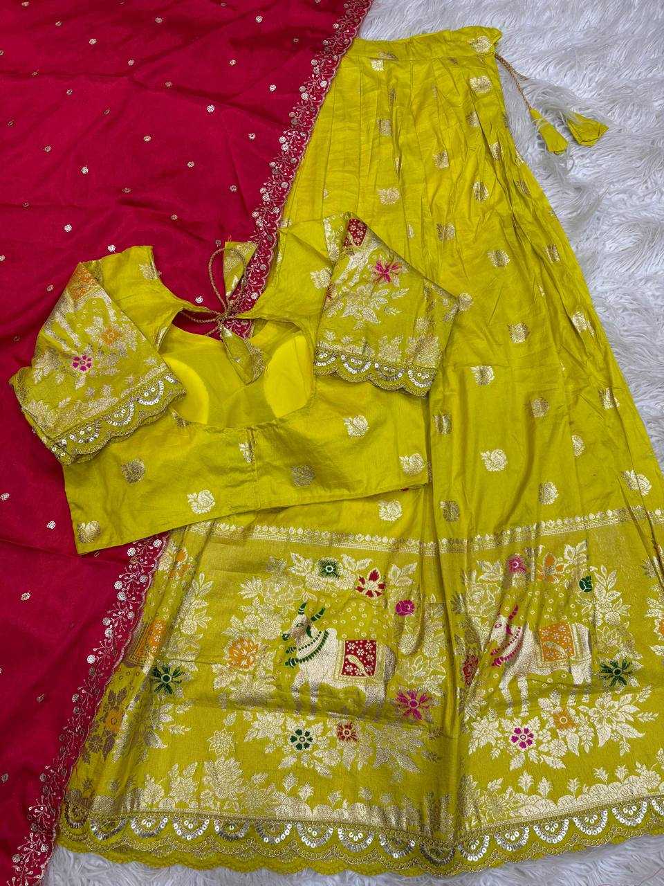 Ynf Soft Dola RIN124 cow Sarees Wholesale Designer Sarees Lehenga Sarees Half Sarees Manufacturer- Kapda Export