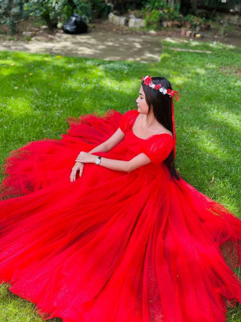 Ynf Soft Net RIN157 PC-2247 Gowns Wholesale Fancy Gowns Net Gowns Designer Gowns Manufacturer- Kapda Export