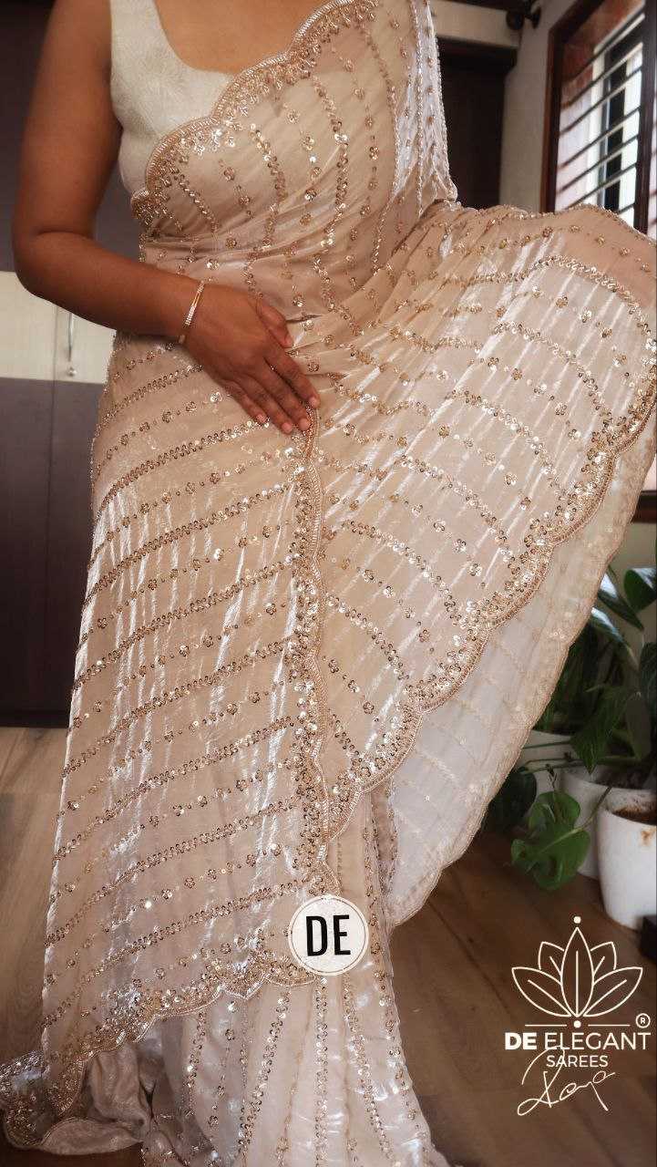 Ynf Space Silk KESH487 ZEEL Sarees Wholesale Party Wear Sarees Embroidered Sarees White Sarees Manufacturer- Kapda Export