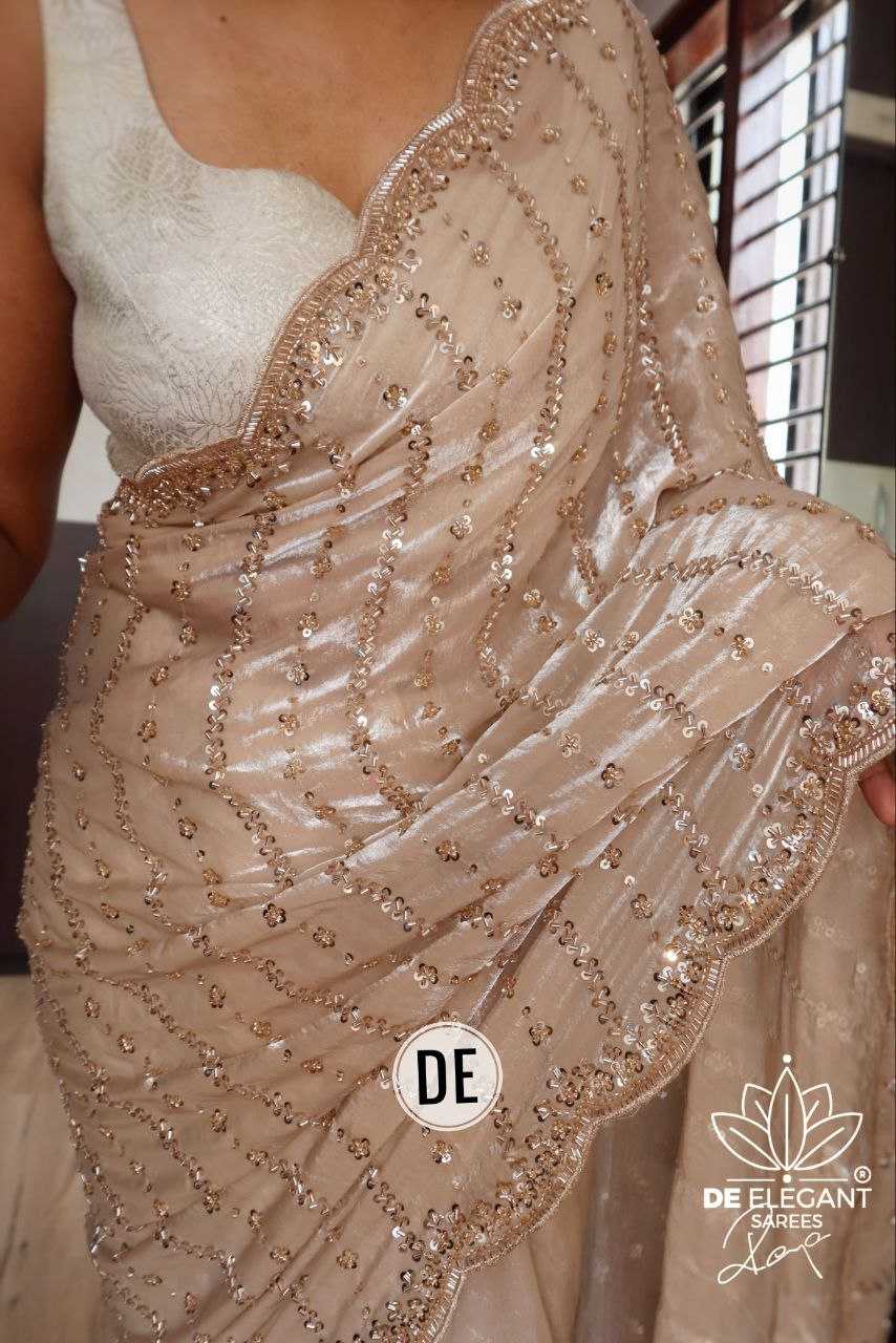 Ynf Space Silk KESH487 ZEEL Sarees Wholesale Party Wear Sarees Embroidered Sarees White Sarees Manufacturer- Kapda Export