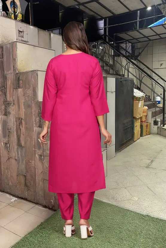 Ynf Synthetic KESH334 ZORA Suits & Dresses Festive Collections Wholesale Embroidered Suits Long Kurti Suits Pink Salwar Suit Manufacturer- Kapda Export