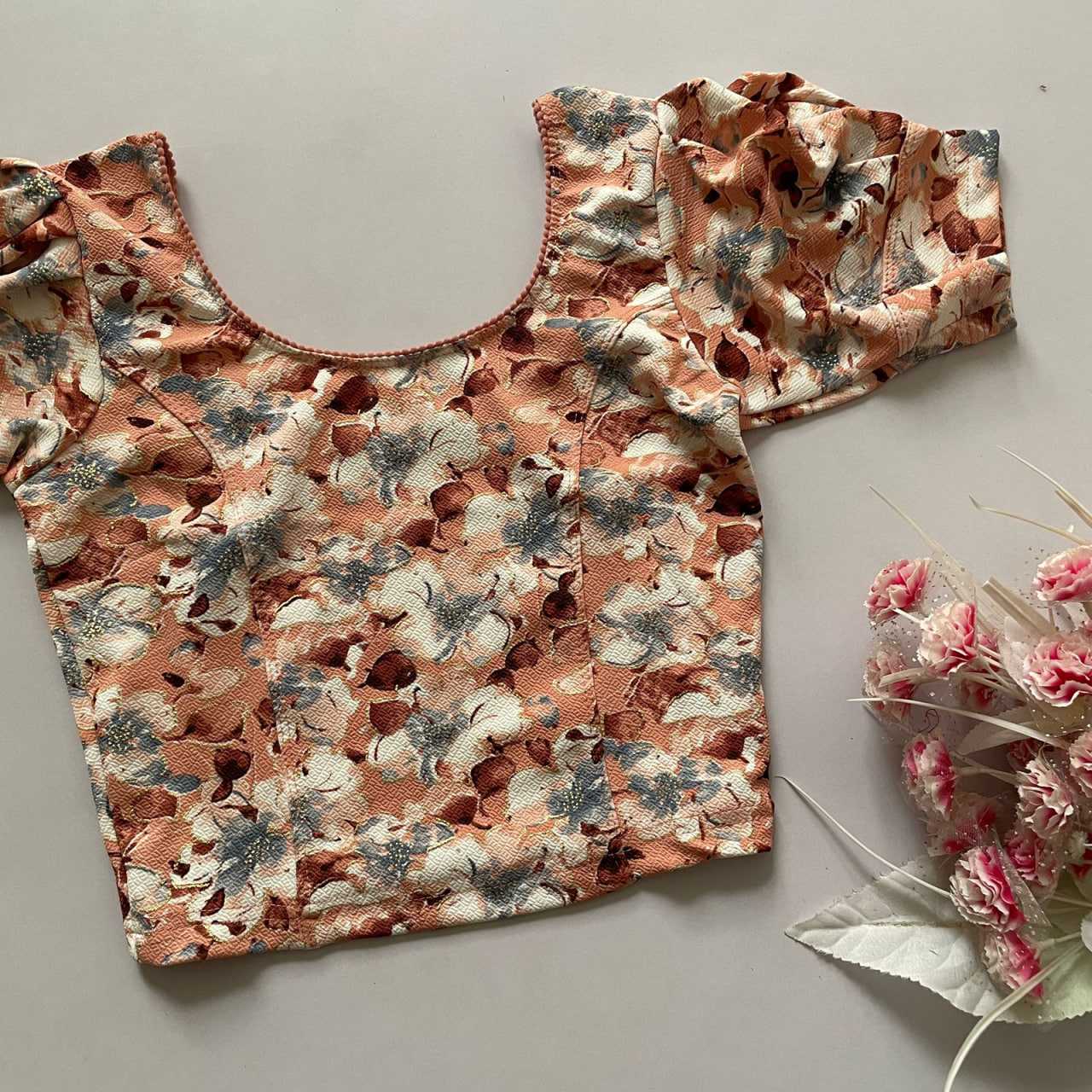 Ynf Telestar KESH426 SONA Readymade Blouses Festive Collections Wholesale Printed Blouse Stretchable Blouse Party Wear Blouse Manufacturer- Kapda Export