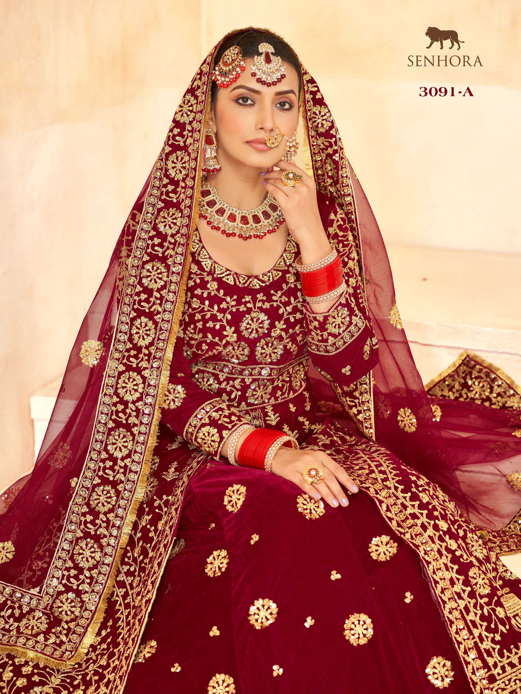 Ynf Velvet KESH630 KASHISH 3091A Lehengas Wholesale Designer Lehenga Wedding Lehenga Anarkali Lehenga Manufacturer- Kapda Export