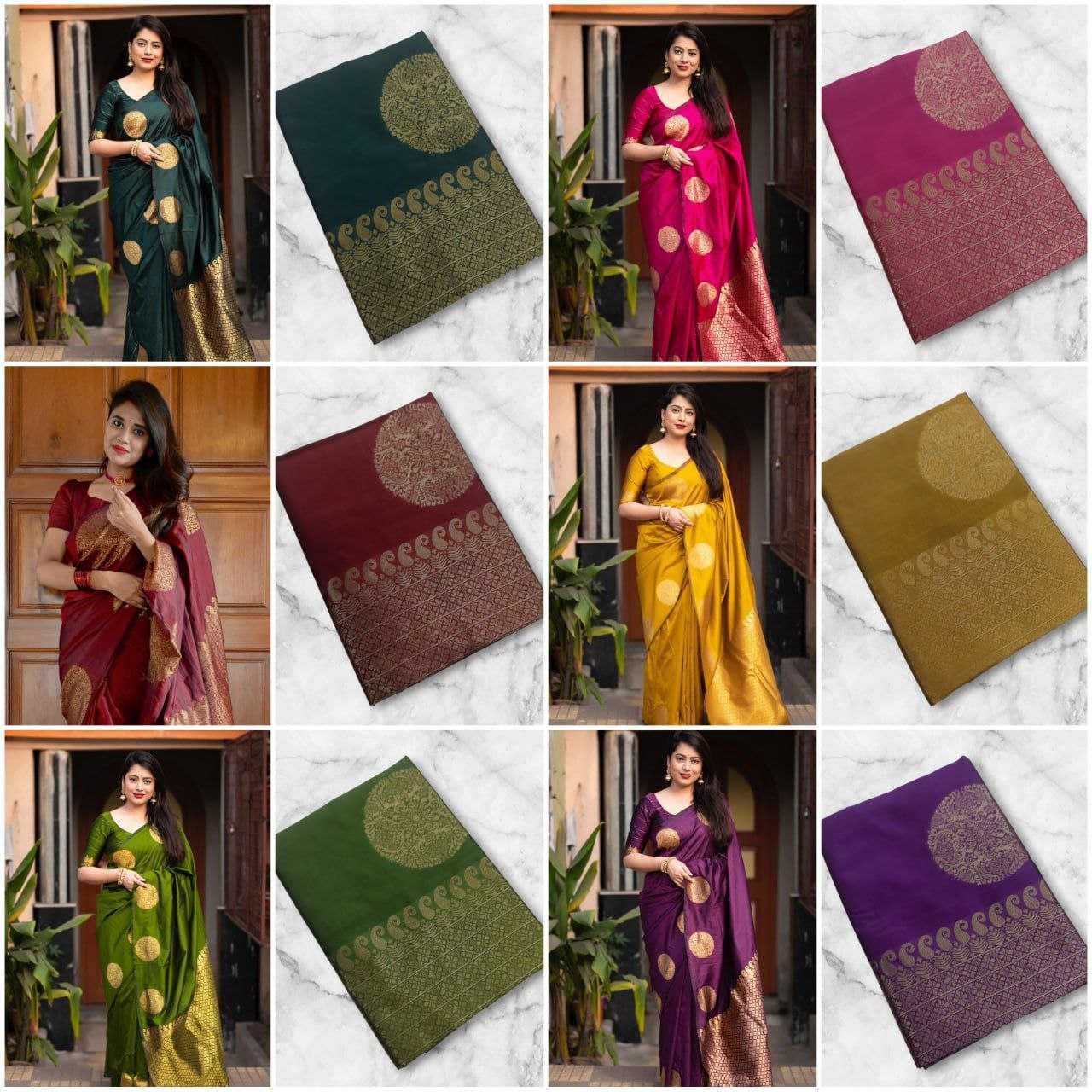 Ynf Banarasi Soft Silk KESH626 1005 Silk Sarees Wholesale Banarasi Silk Sarees Heavy Silk Sarees Zari Border Silk Sarees Manufacturer- Kapda Export