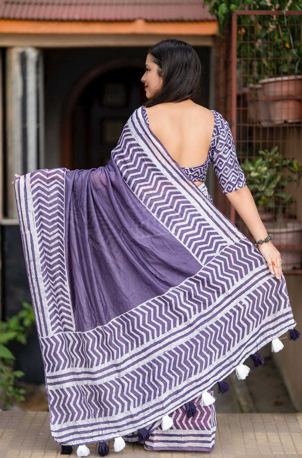 Ynf Chanderi Cotton KESH433 485 Sarees Wholesale Chanderi Sarees Batik Sarees Branded Sarees Manufacturer- Kapda Export