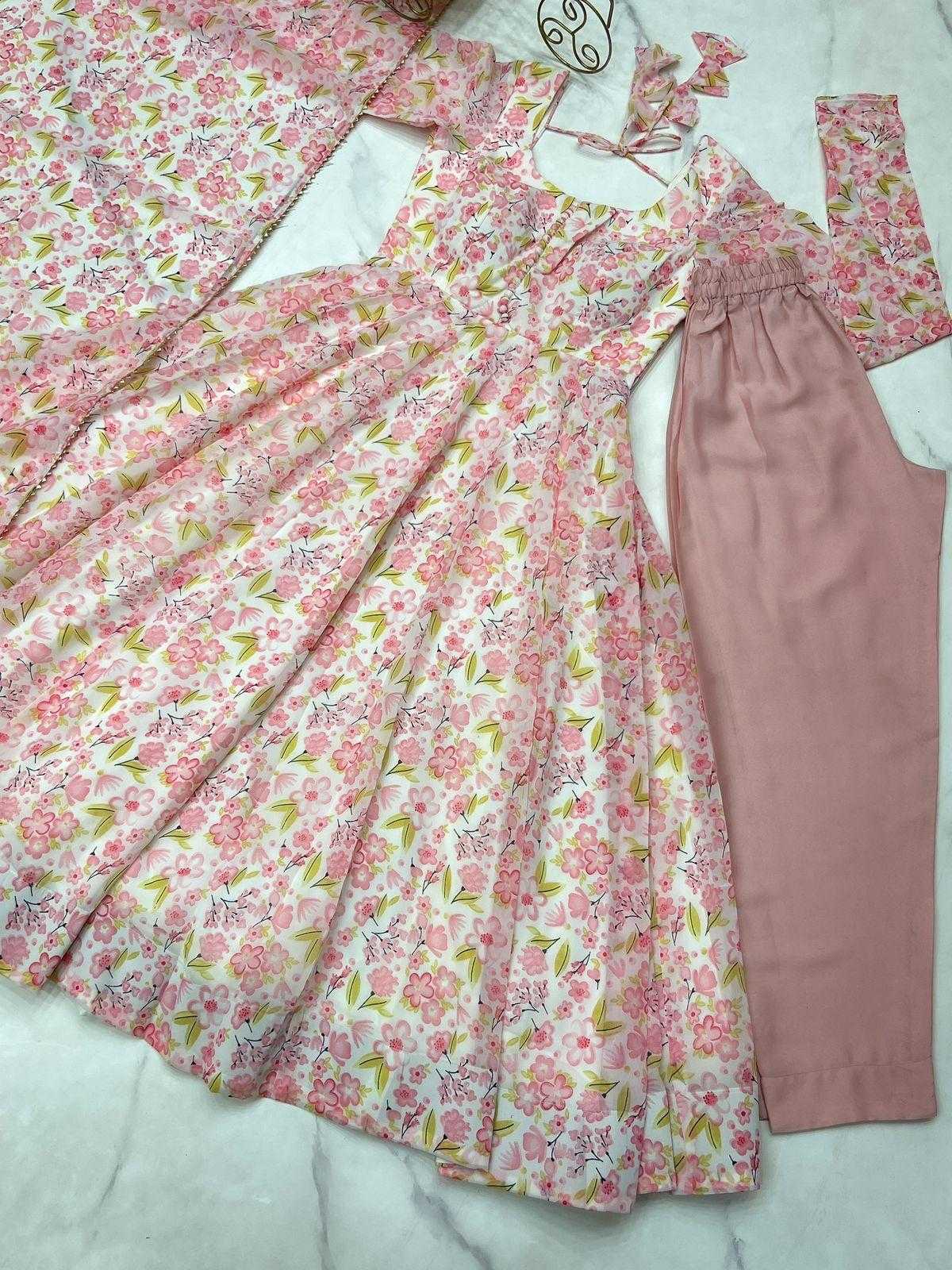 Ynf Chiffon KESH481 CHIFFON Suits & Dresses Festive Collections Wholesale Printed Suits Anarkali Suits Orange Salwar Suit Manufacturer- Kapda Export