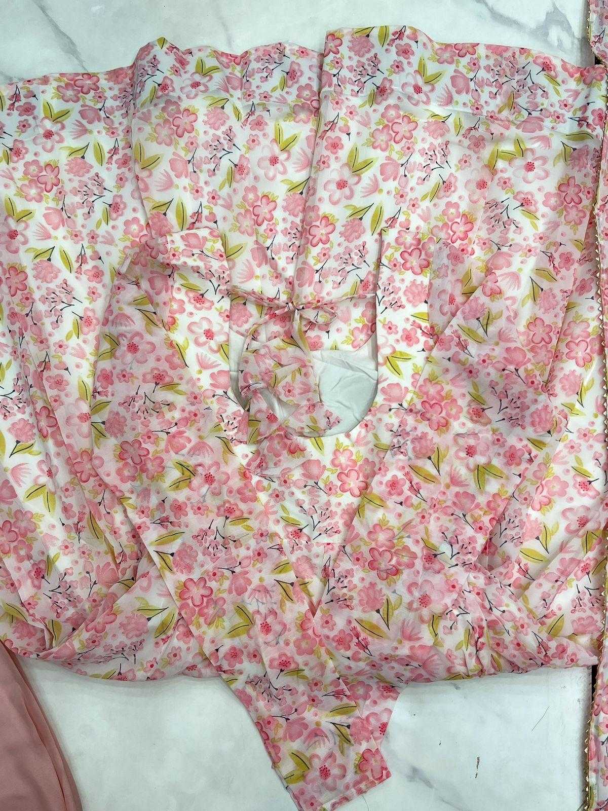 Ynf Chiffon KESH481 CHIFFON Suits & Dresses Festive Collections Wholesale Printed Suits Anarkali Suits Orange Salwar Suit Manufacturer- Kapda Export