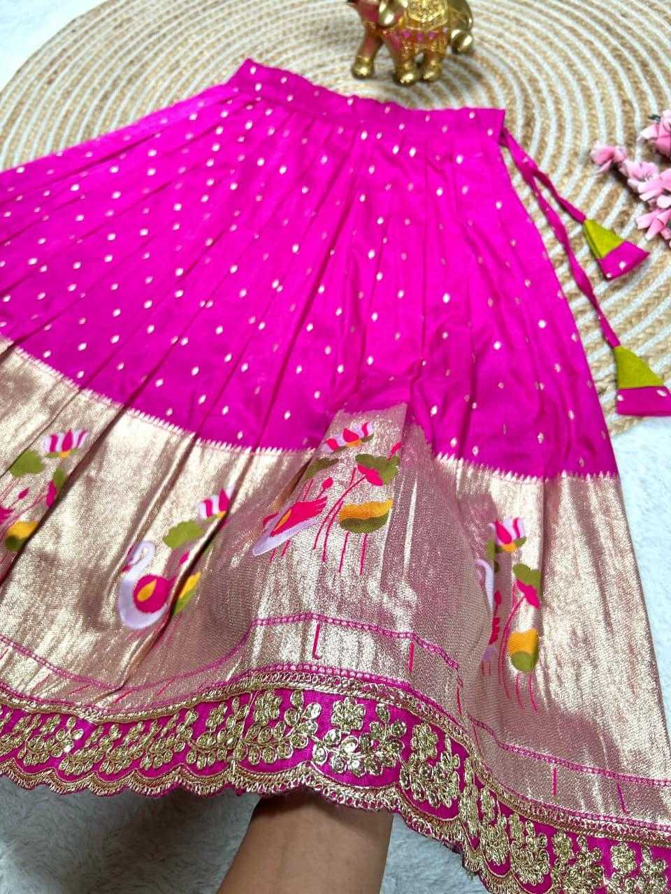 Ynf Chinon Silk KESH503 1129 Kids Wear Wholesale Kids Frocks Girls Frock Kids Designer Frock Manufacturer- Kapda Export