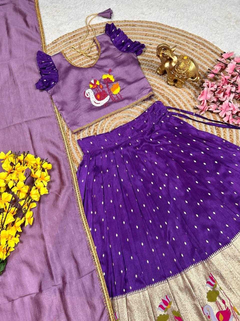Ynf Chinon Silk KESH503 1129 Kids Wear Wholesale Kids Frocks Girls Frock Kids Designer Frock Manufacturer- Kapda Export