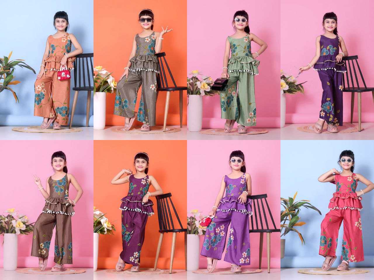 Ynf Cotton KESH461 190 Kids Wear Wholesale Kids Kurta Pajama Girls Ethnic Wear Kids Party Wear Ethnic Manufacturer- Kapda Export