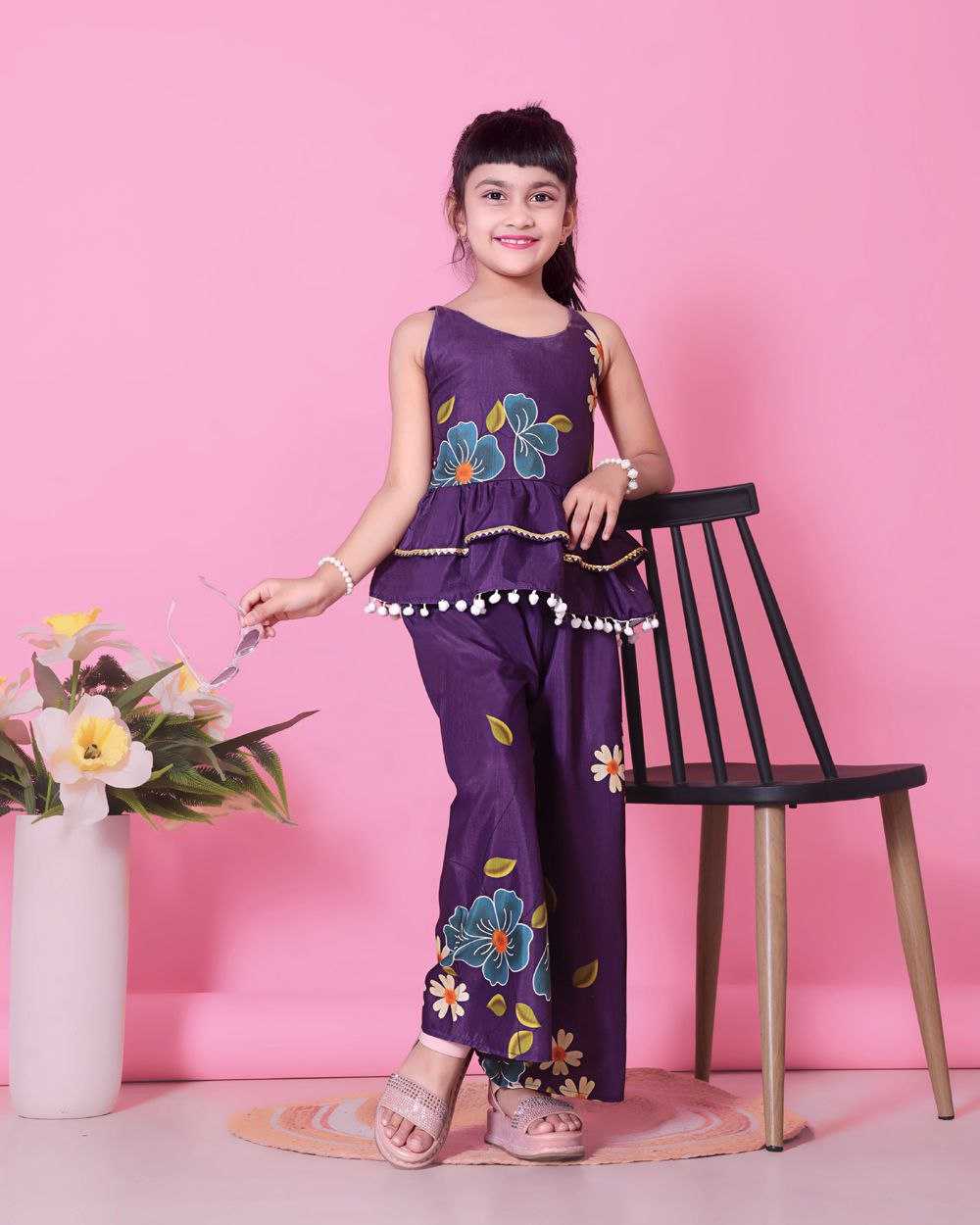 Ynf Cotton KESH461 190 Kids Wear Wholesale Kids Kurta Pajama Girls Ethnic Wear Kids Party Wear Ethnic Manufacturer- Kapda Export