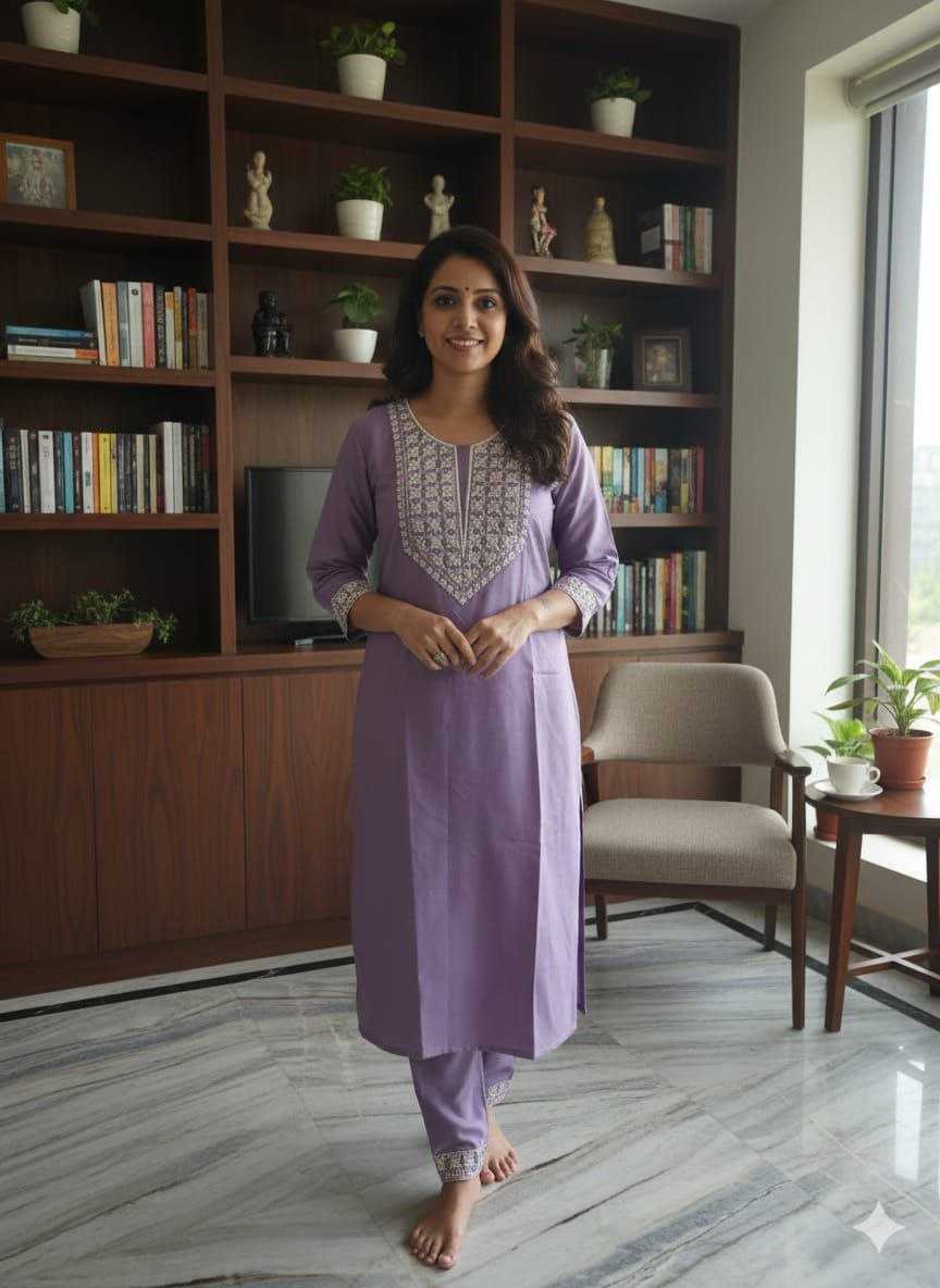 Ynf Cotton KESH550 292 Kurti Festive Collections Wholesale Cotton Kurtis Kurtis With Bottom Embroidered Kurtis Manufacturer- Kapda Export