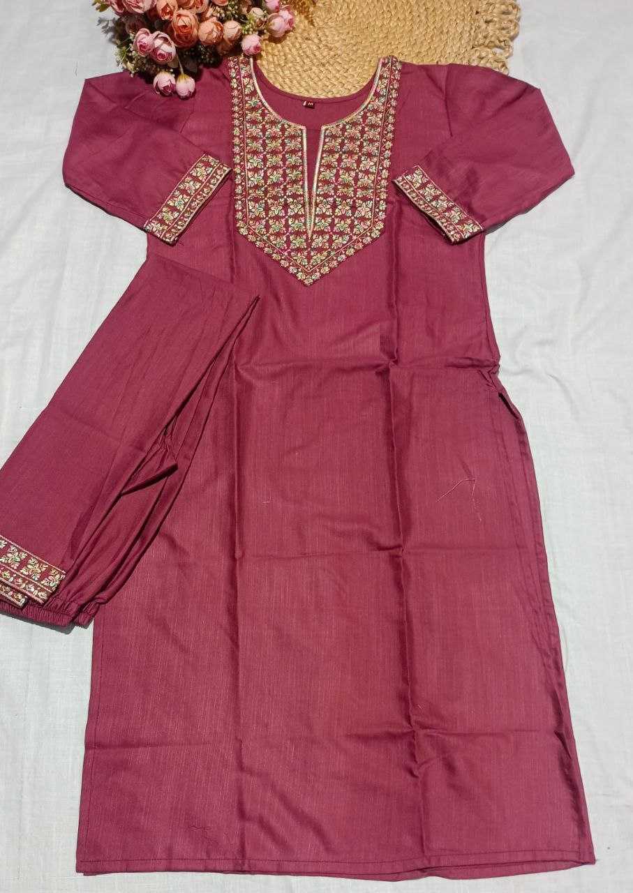 Ynf Cotton KESH550 292 Kurti Festive Collections Wholesale Cotton Kurtis Kurtis With Bottom Embroidered Kurtis Manufacturer- Kapda Export