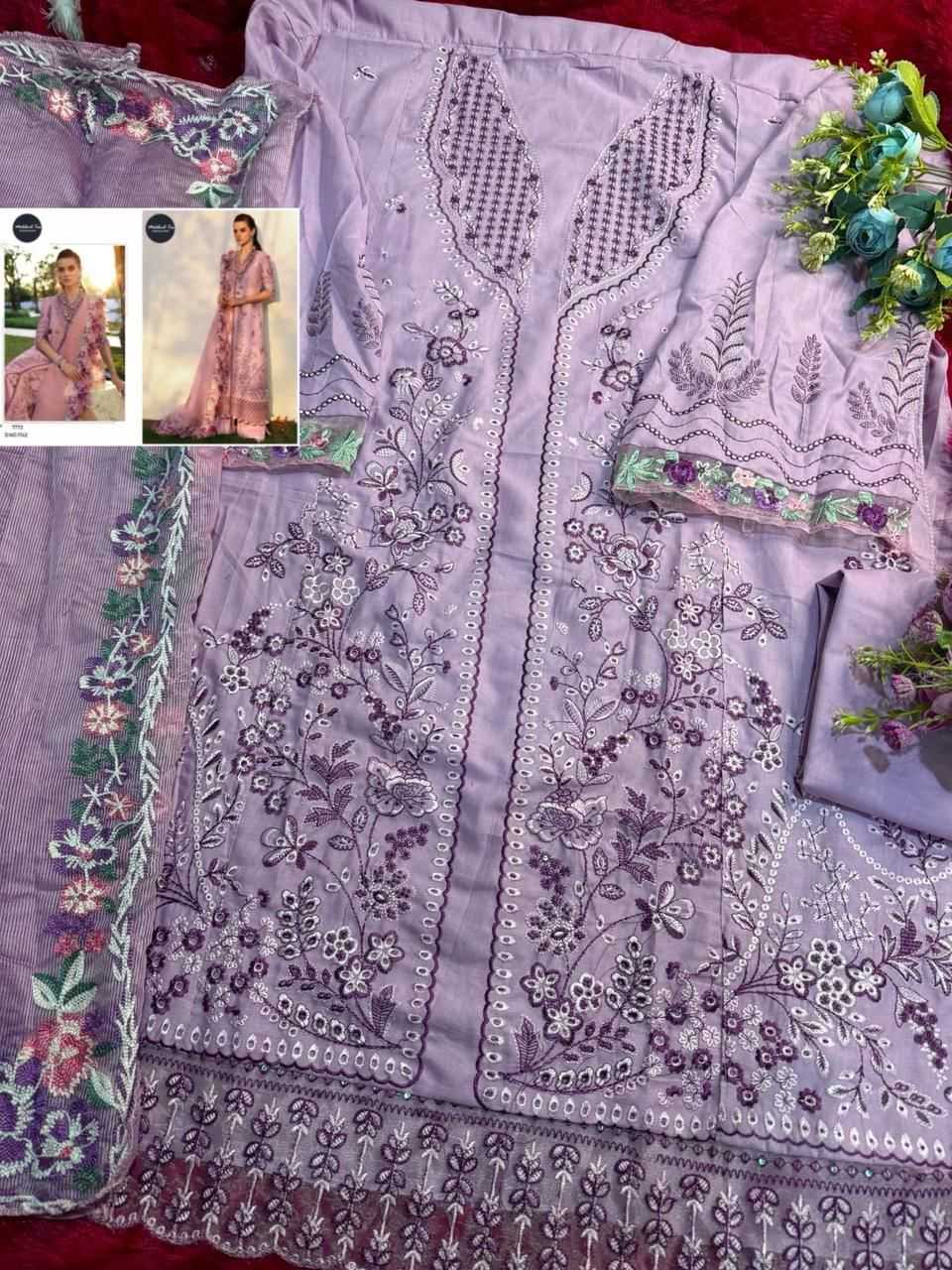 Ynf Cotton KESH586 MEHBOOB 1741 OMBRE VOL-5 Suits & Dresses Wholesale Unstitched Suits Embroidery Suits Semi Stitched Suits Manufacturer- Kapda Export