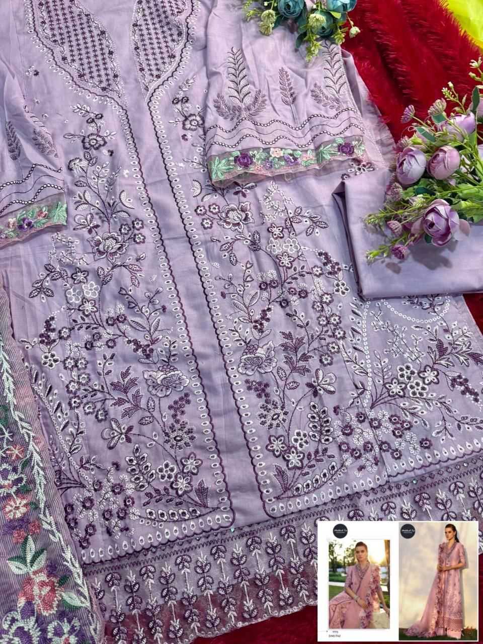 Ynf Cotton KESH586 MEHBOOB 1741 OMBRE VOL-5 Suits & Dresses Wholesale Unstitched Suits Embroidery Suits Semi Stitched Suits Manufacturer- Kapda Export