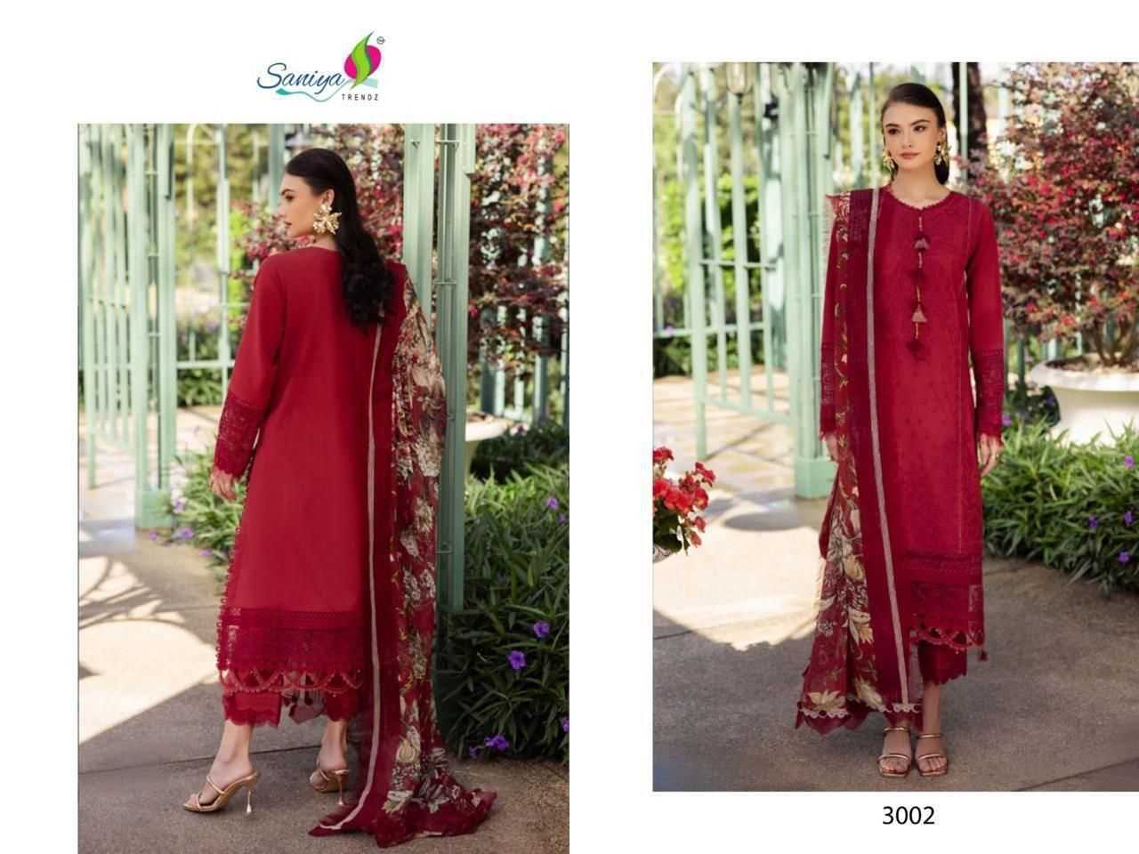 Ynf Cotton KESH586 SANIYA RANGRASIYA chikankari vol -07 Suits & Dresses Wholesale Unstitched Suits Embroidery Suits Semi-Stitched Suits Manufacturer- Kapda Export