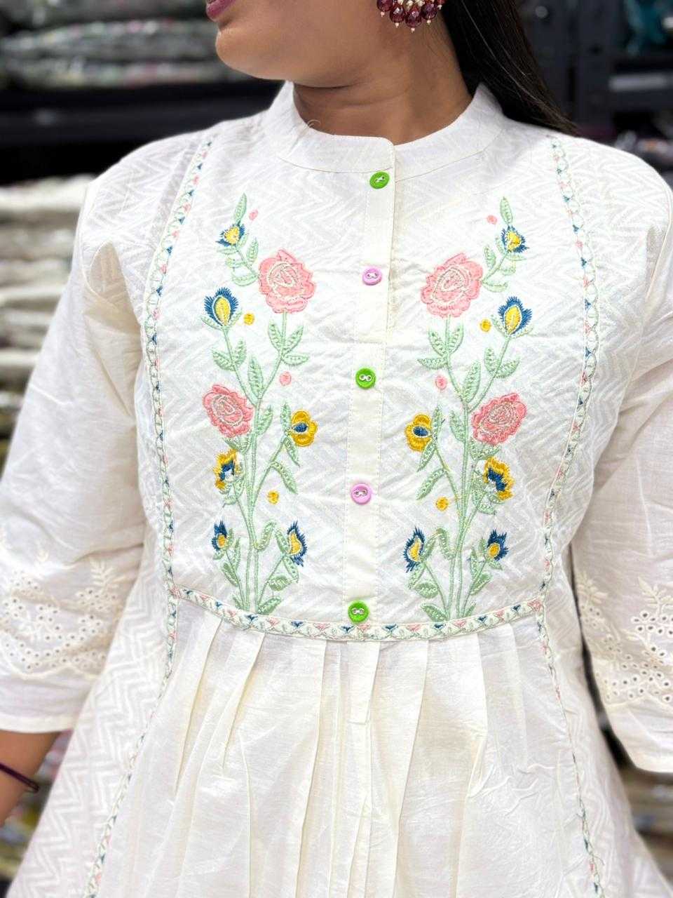 Ynf Cotton KESH594 dobby Suits & Dresses Wholesale Embroidery Suits Zari Work Suit Cocktail Dresses Manufacturer- Kapda Export