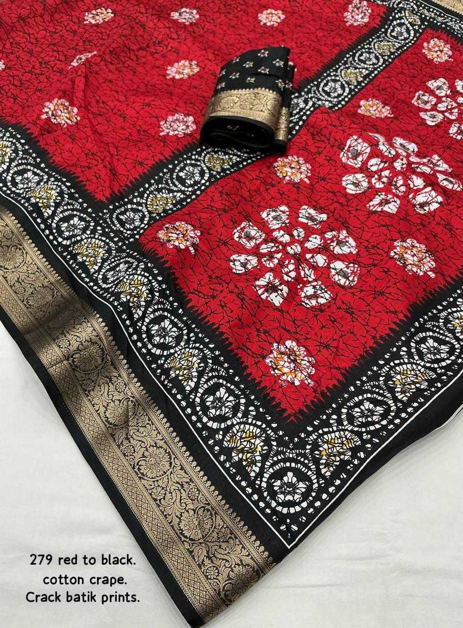 Ynf Crepe KESH433 278 Sarees Wholesale Designer Sarees Batik Sarees Zari Border Sarees Manufacturer- Kapda Export