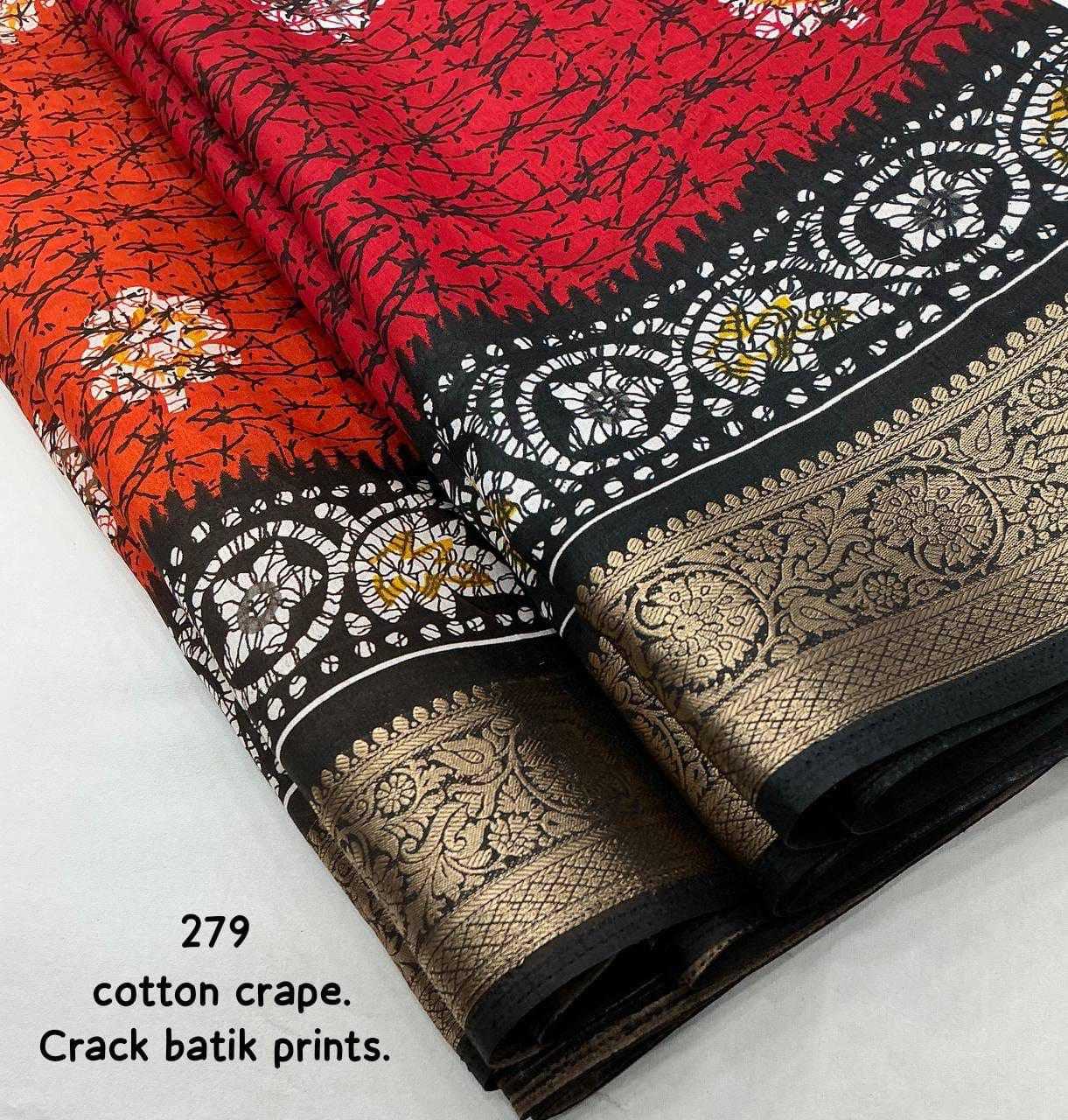 Ynf Crepe KESH433 278 Sarees Wholesale Designer Sarees Batik Sarees Zari Border Sarees Manufacturer- Kapda Export