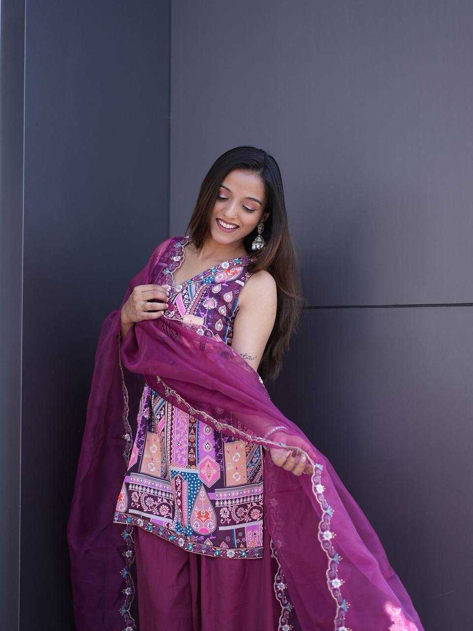 Ynf Crepe KESH501 Elegant Suits & Dresses Wholesale Ladies Suits Printed Suits Embroidery Suits Patiala Suits Manufacturer- Kapda Export