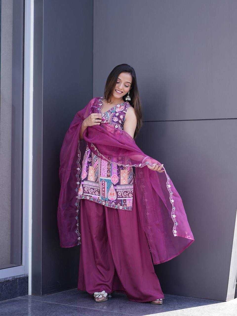 Ynf Crepe KESH501 Elegant Suits & Dresses Wholesale Ladies Suits Printed Suits Embroidery Suits Patiala Suits Manufacturer- Kapda Export