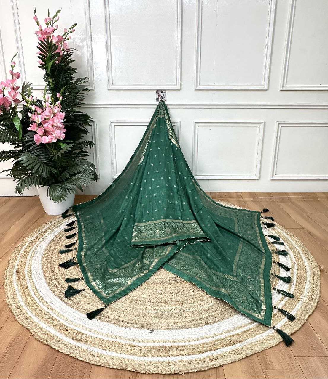 Ynf Dola Silk KESH511 MISHA Duppatas Wholesale Gajji Modal Dupattas Manufacturer- Kapda Export