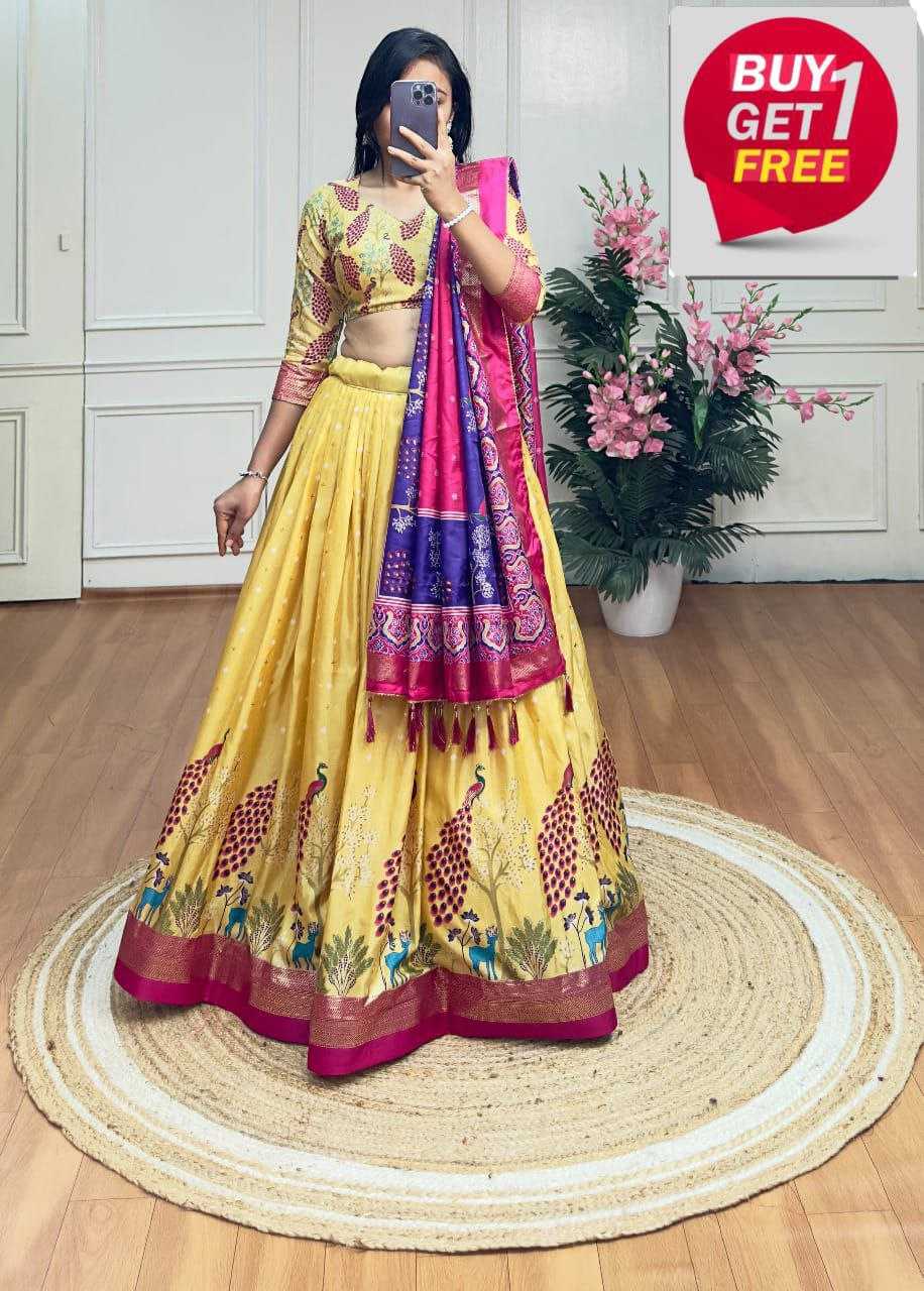 Ynf Dola Silk KESH511 RAKUL Lehengas Wholesale Silk Lehenga Designer Lehenga Choli Chaniya Choli Manufacturer- Kapda Export